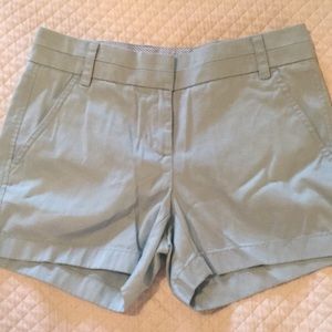 J. Crew light blue shorts size 00 NWOT